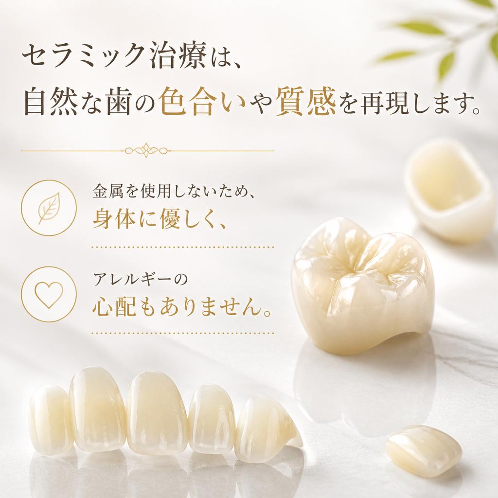 セラミック治療の特徴