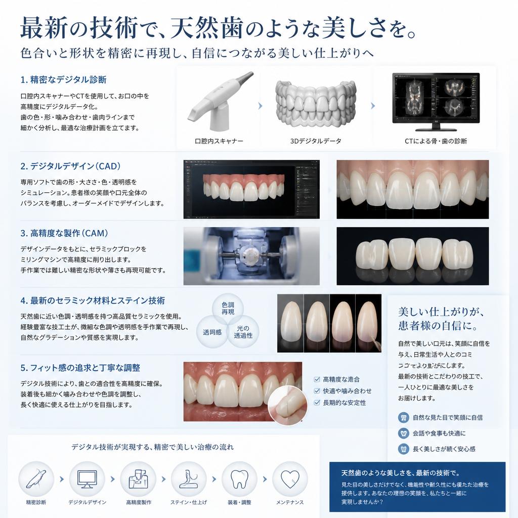 自然な見た目を実現する技術