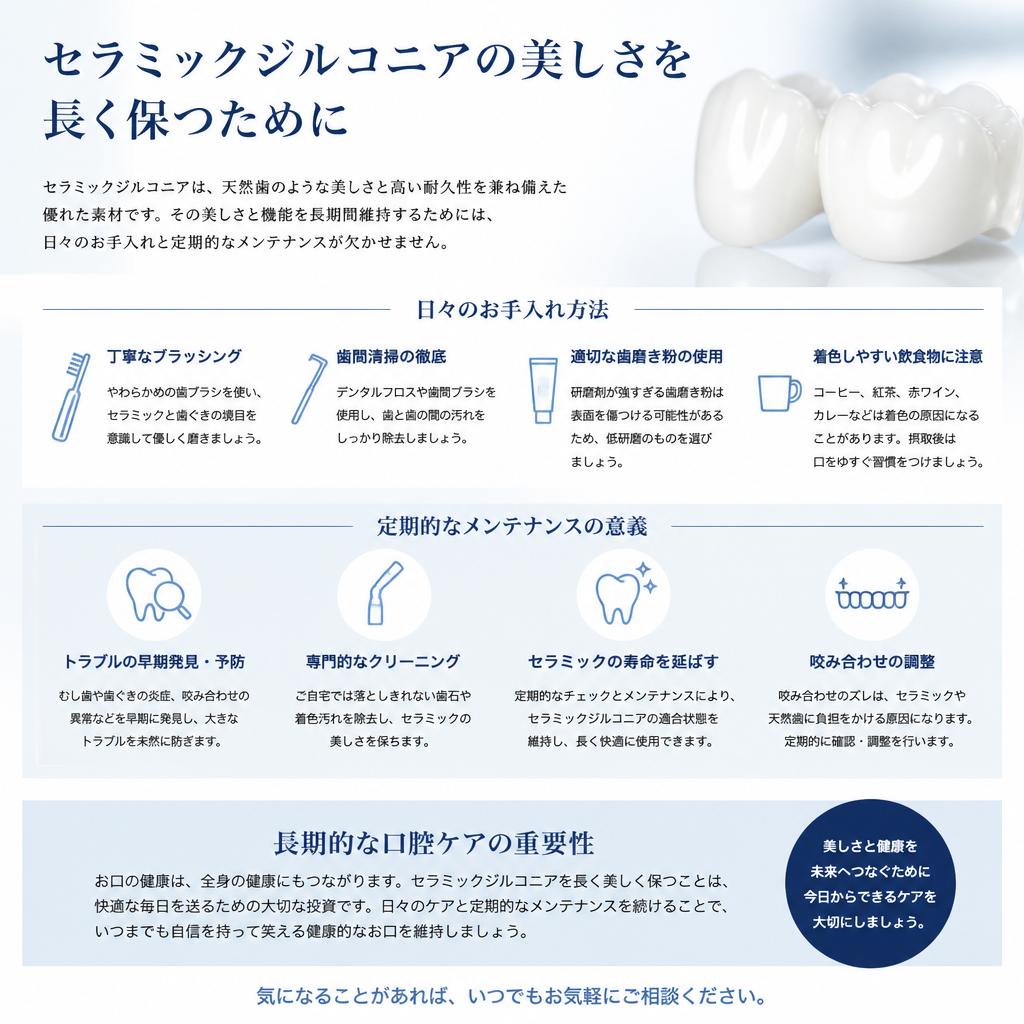 お手入れとメンテナンスの重要性