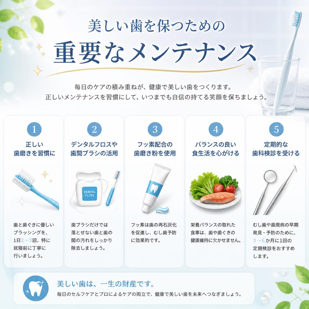 治療後のメンテナンス