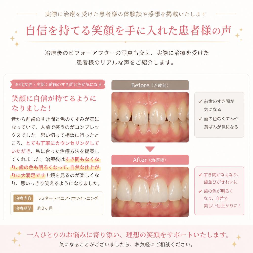 患者様の声