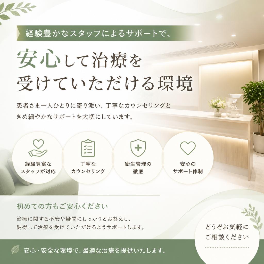7. スタッフ紹介と安心のサポート体制