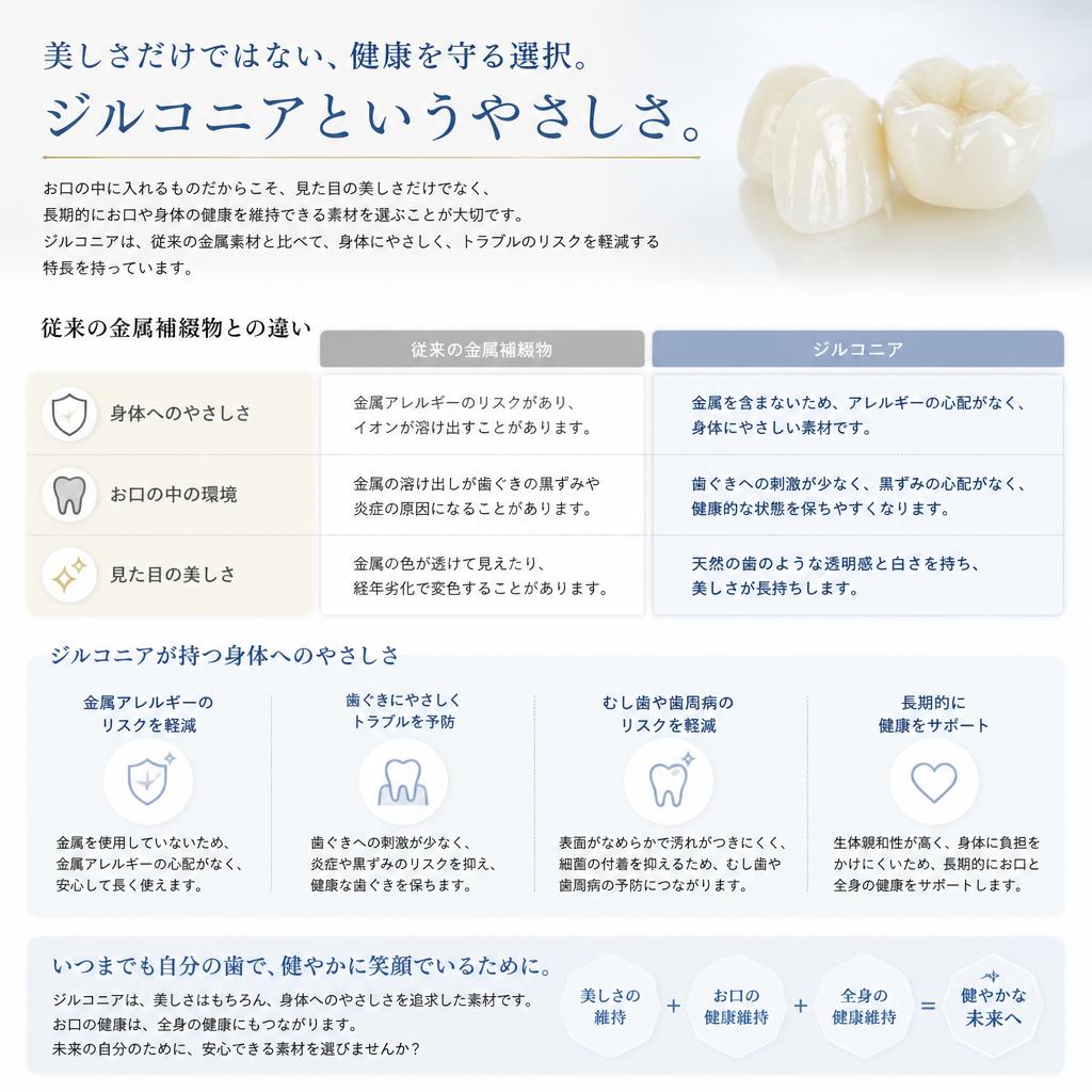 2. なぜジルコニアを選ぶのか