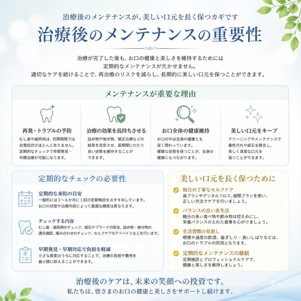 5. メンテナンスの重要性
