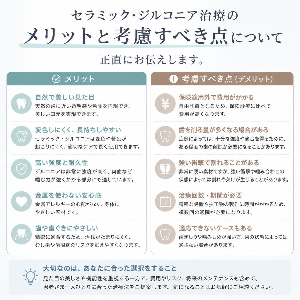 治療のメリット・デメリット
