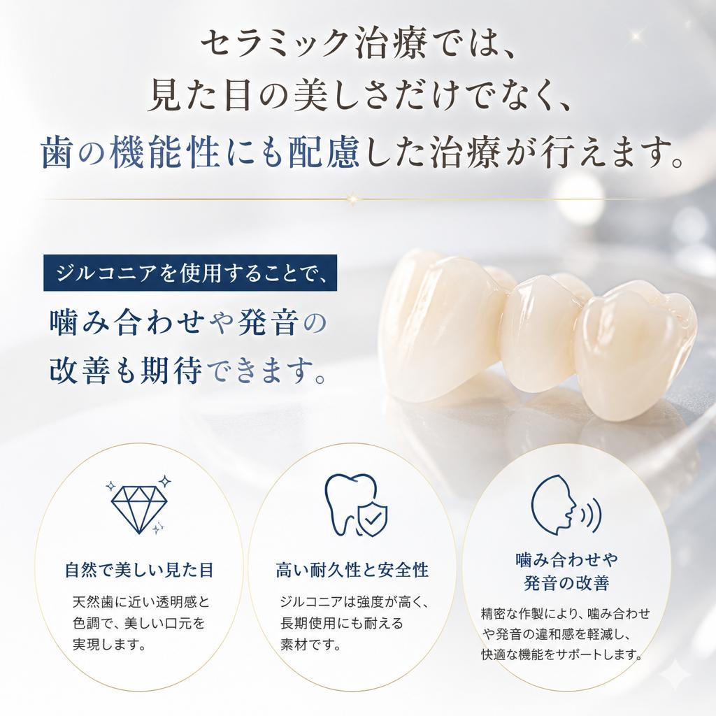 セラミック治療のメリット
