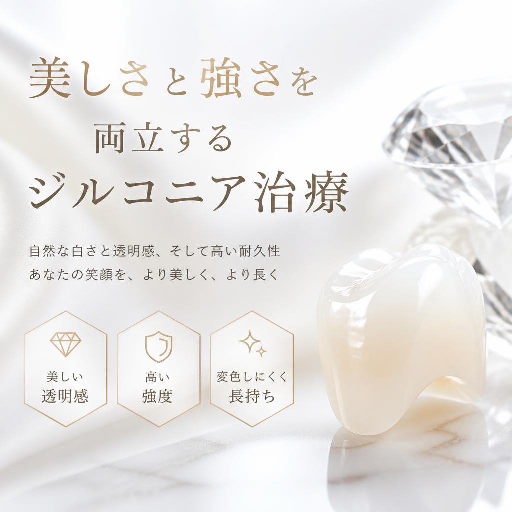 美しさと強さを両立するジルコニア治療