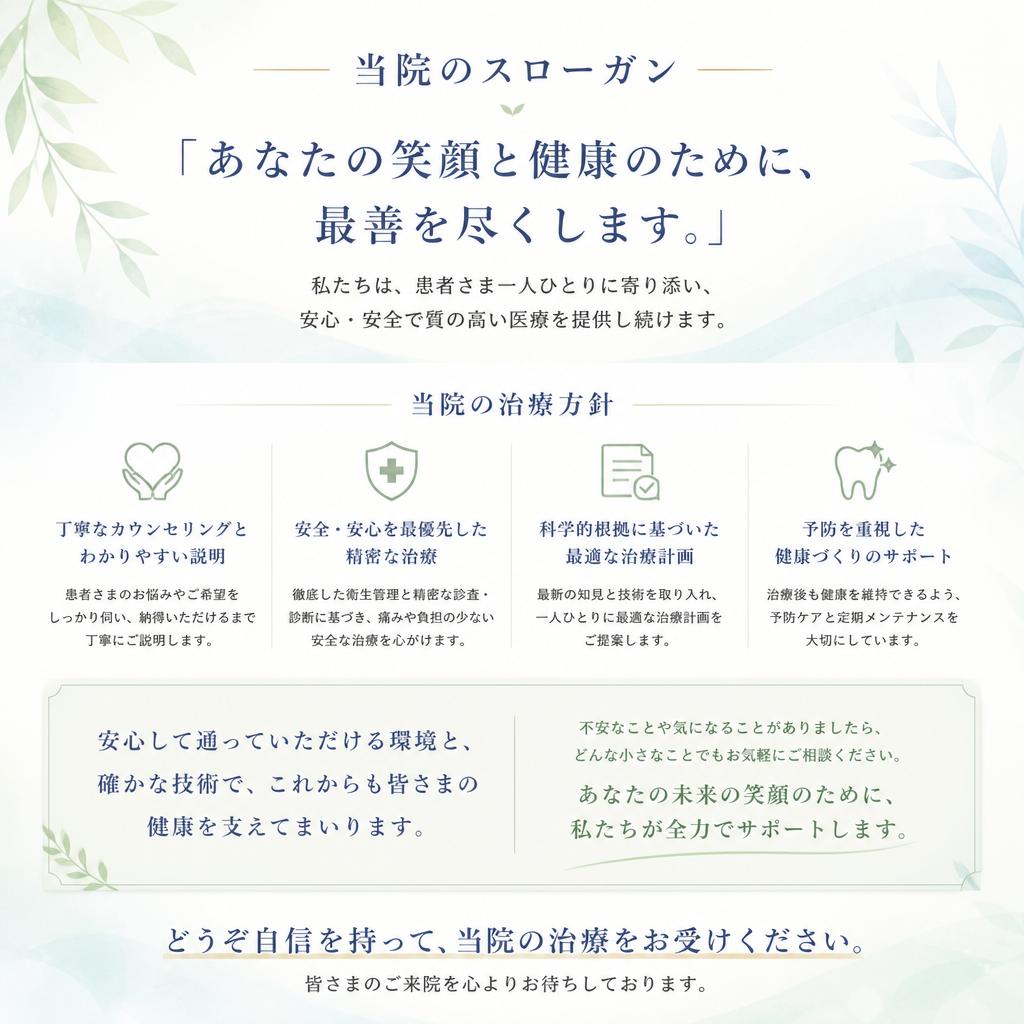 7. あなたの美しい笑顔を実現するために