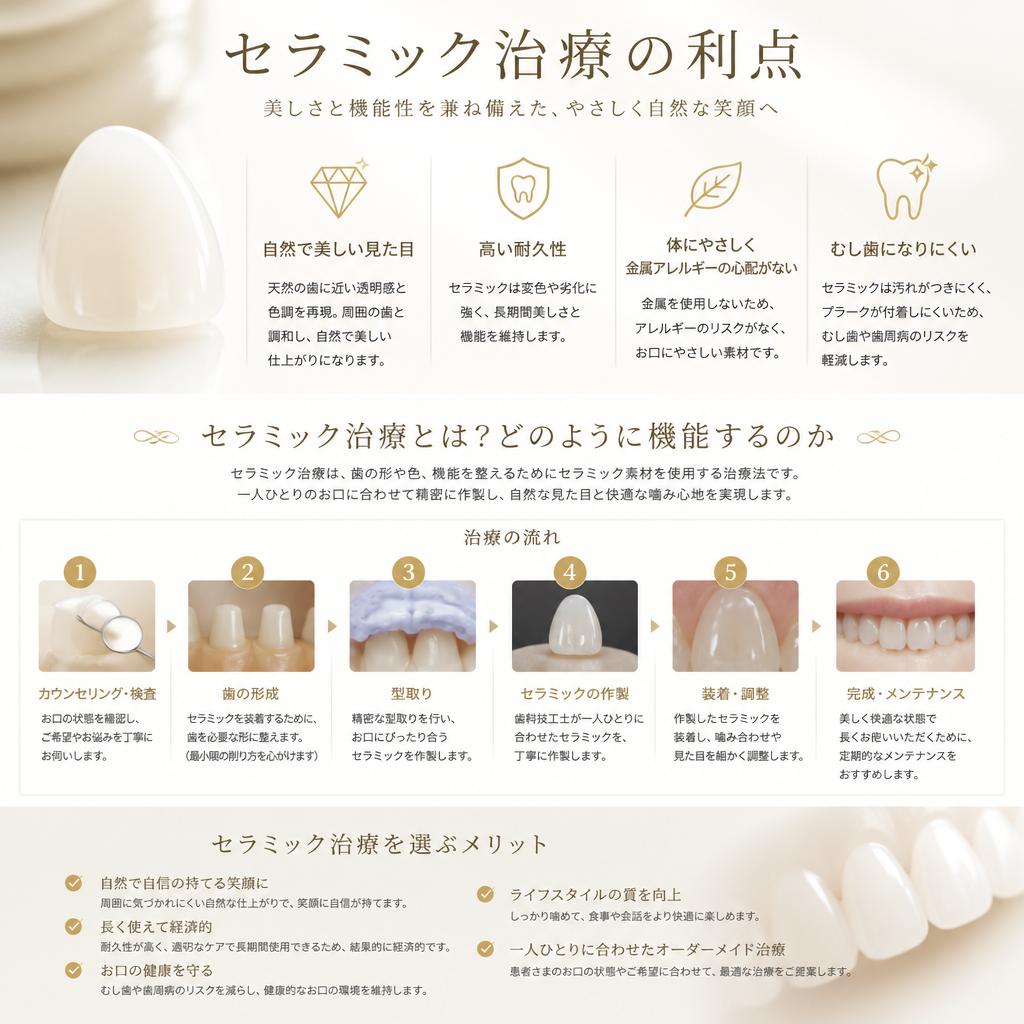 2. セラミック治療の特徴
