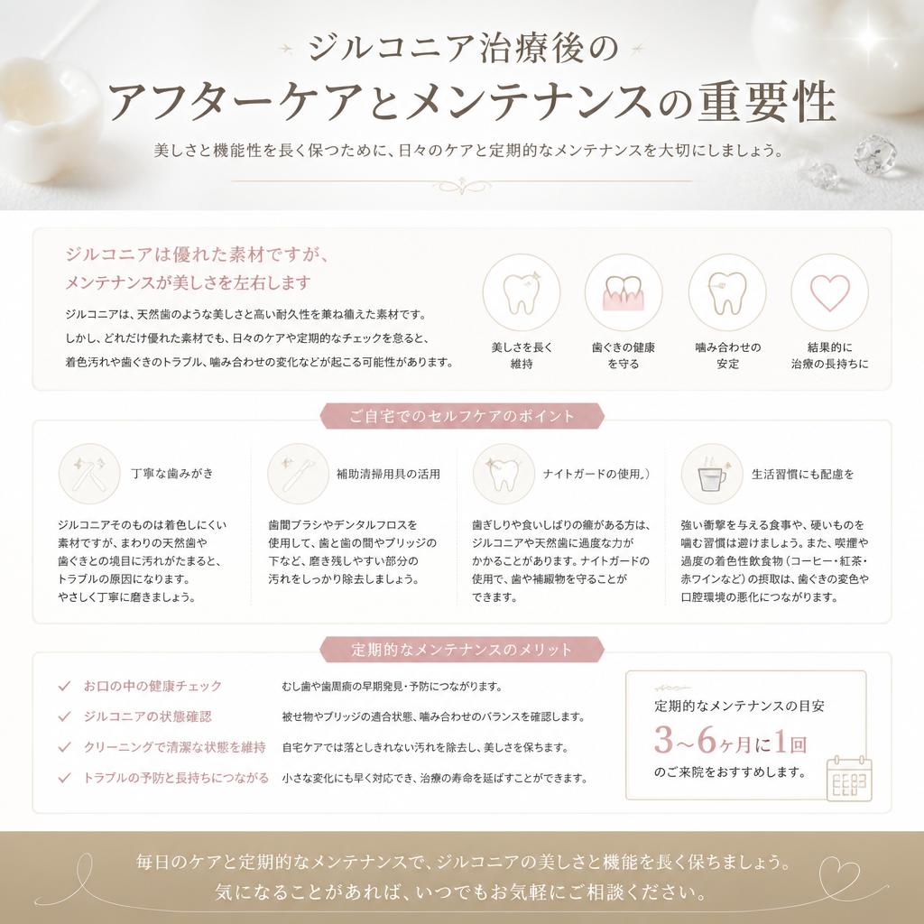 アフターケアとメンテナンス：長持ちさせる秘訣