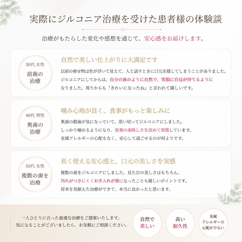 患者様の声
