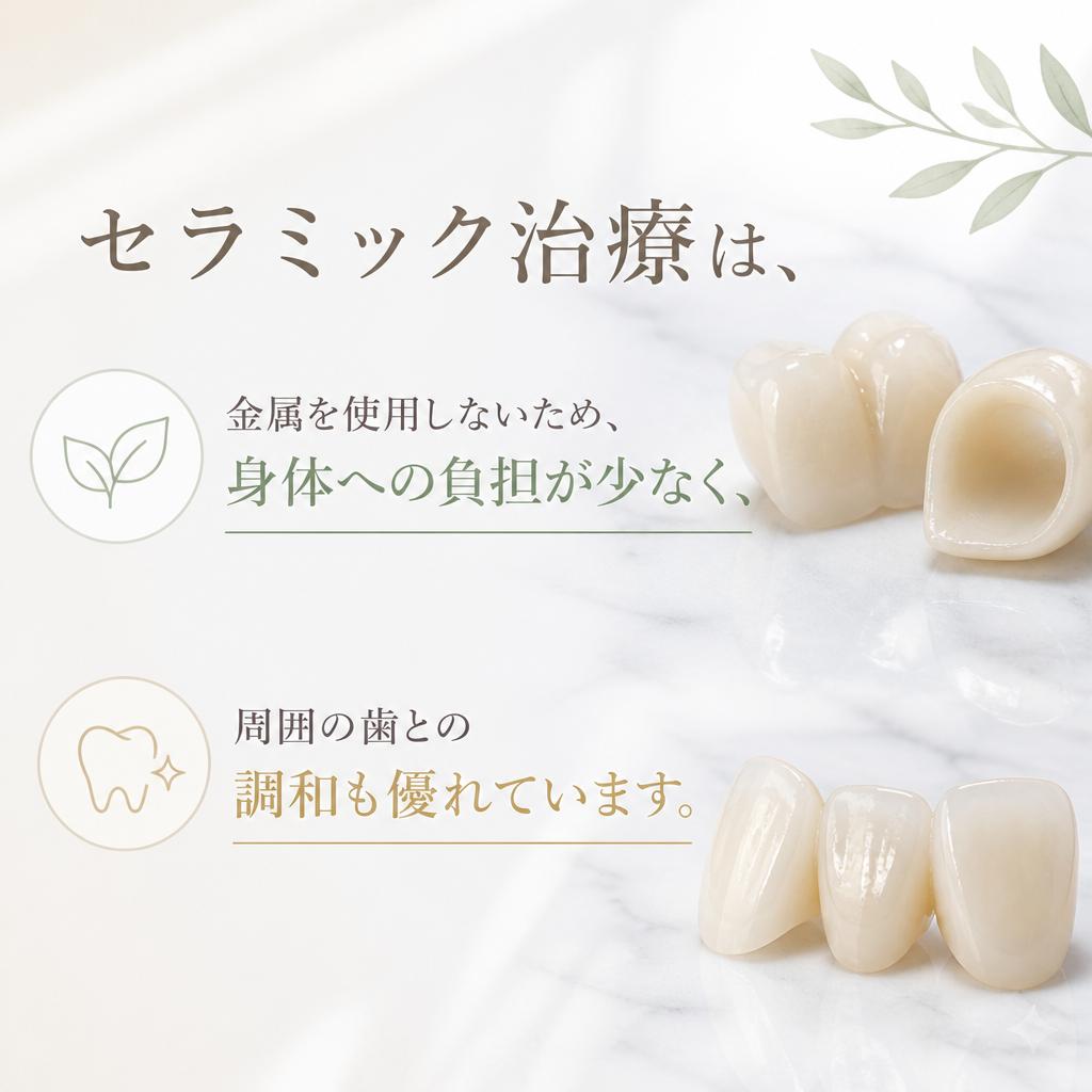 セラミック治療のメリット