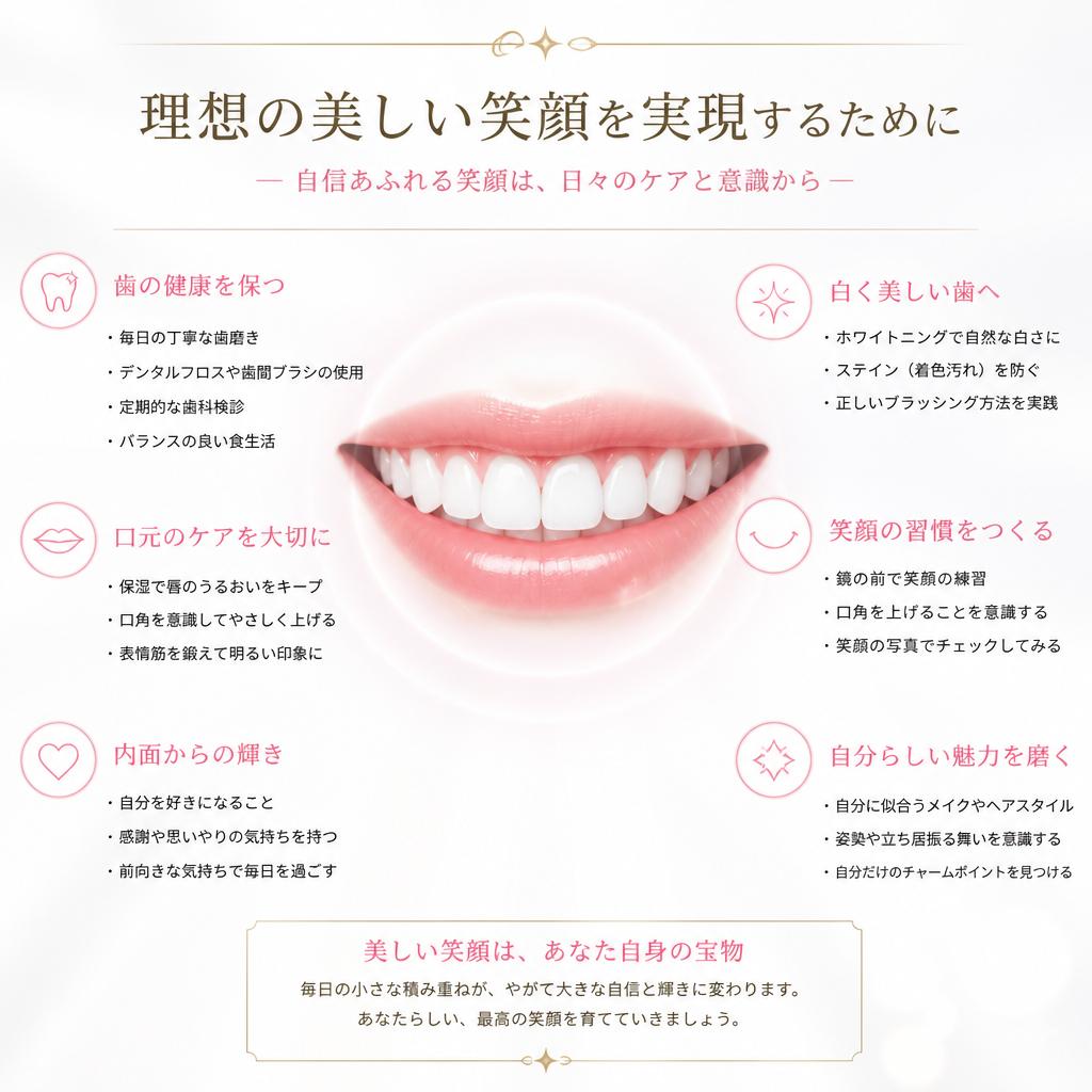 理想の美しい笑顔を実現するために