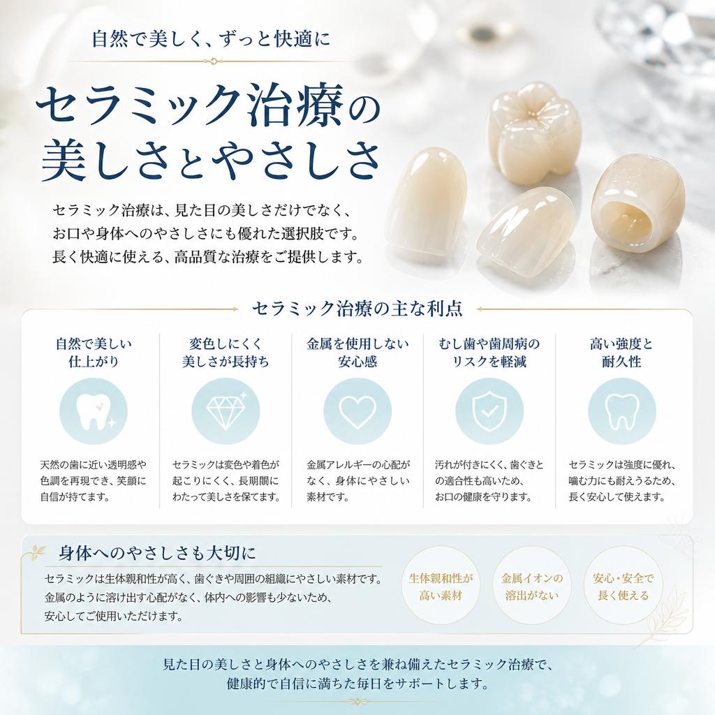 2. セラミック治療のメリット