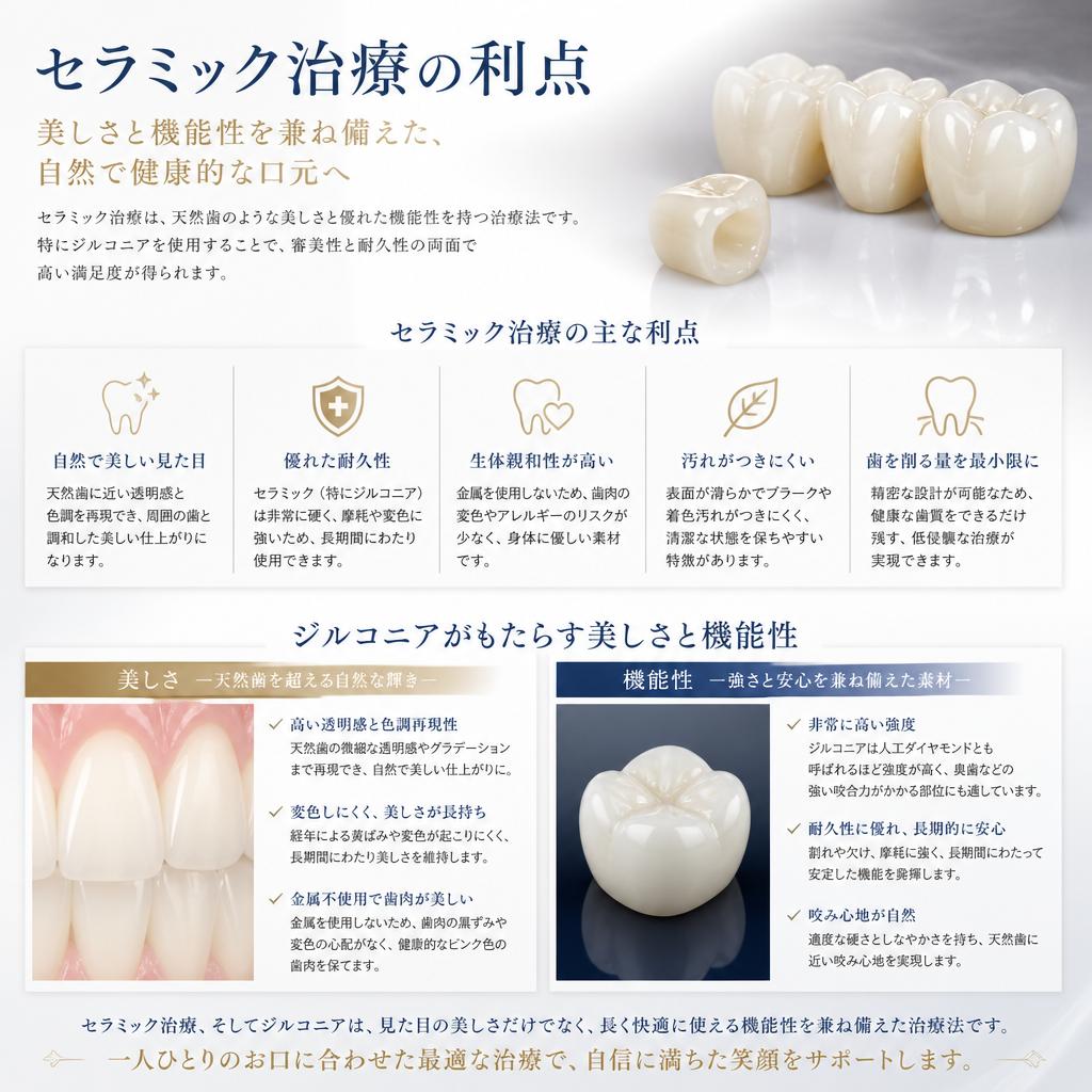 セラミック治療のメリット