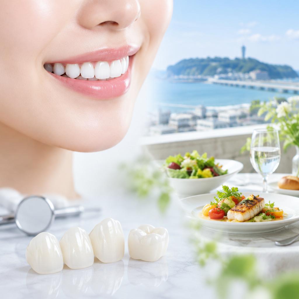 自然な白さと、毎日の食事を楽しめる機能性を。藤沢でセラミック・ジルコニア治療をご検討の方へ